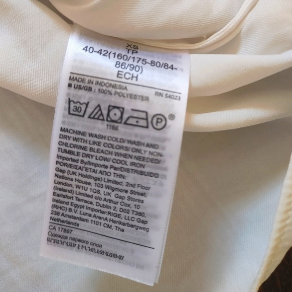 New! Banana Republic Women XS Cream Blouse - Picture 4 of 7